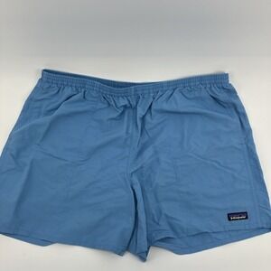 Patagonia Mens 5" Baggies Swim Trunks Shorts Blue Nylon Mesh Lining Sz XXL